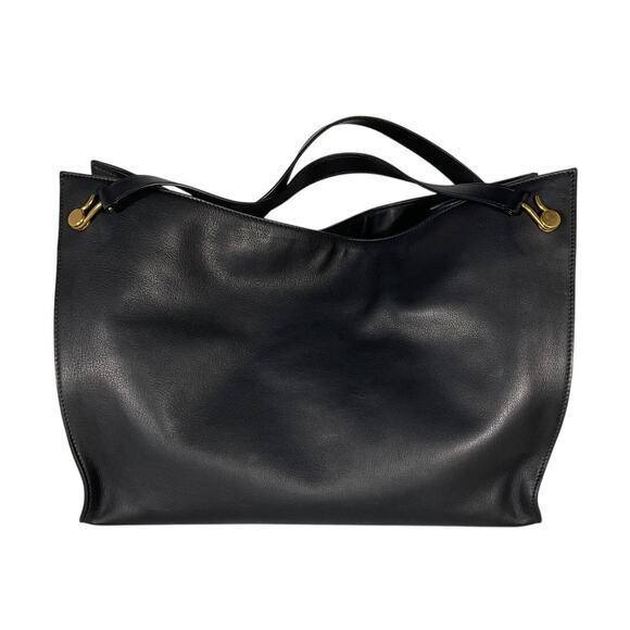 The Row Leather Black Alexia Tote Bag - Picture 2 of 16